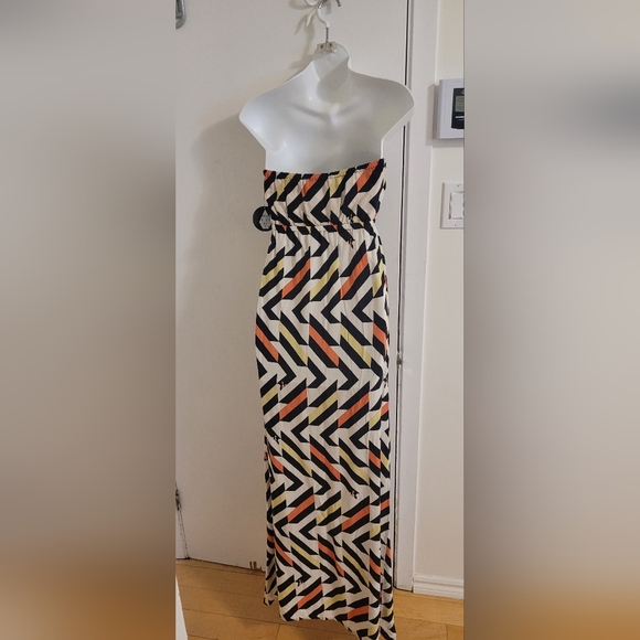 Volcom maxi strapless summer dress size S - Picture 2 of 5